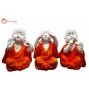 Set Of Three Monks 30200