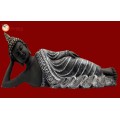 Sleeping Buddha Black Silver 30187